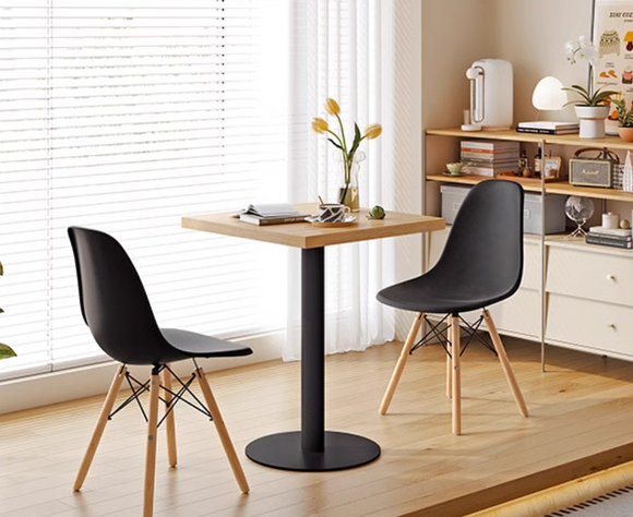 Kana 小戶型原木色餐椅組合