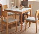 Pohja 小戶型實木腳岩板餐桌椅-6