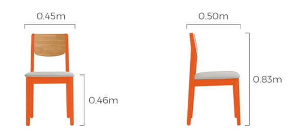 Pohja 小戶型實木腳岩板餐桌椅