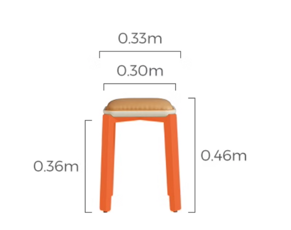 Pohja 小戶型實木腳岩板餐桌椅