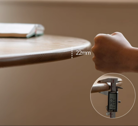 Ruoka 白蠟木圓桌家用飯桌