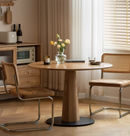 Ruoka 白蠟木圓桌家用飯桌-2