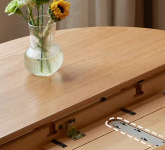 Kuu 伸縮圓桌餐桌