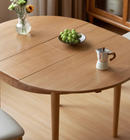 Kuu 伸縮圓桌餐桌-4