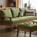 Japper 日式實木沙發 (牛油果綠)-5