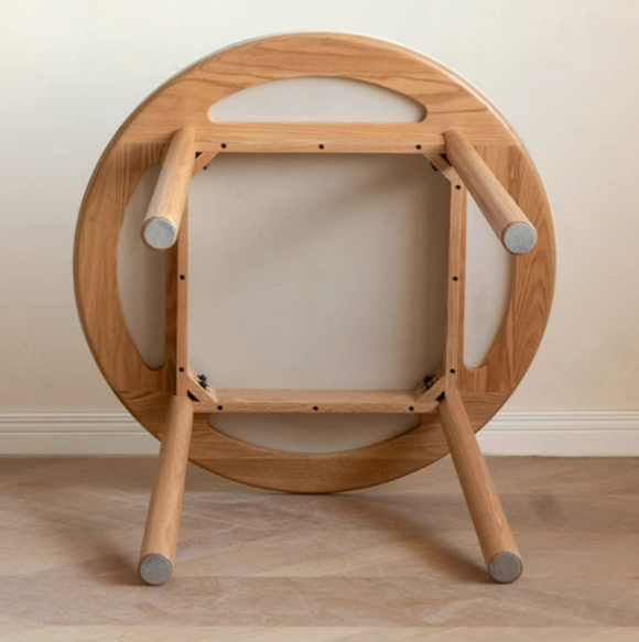 Kajo 全實木岩板小圓桌