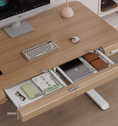 原木風 - 附抽屜升降書桌-5