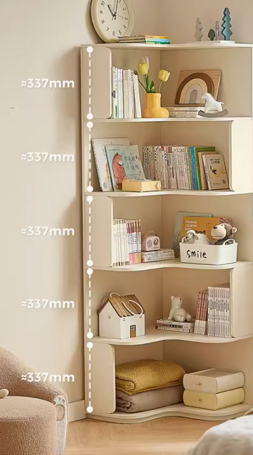 Buy white LP010 Opus 轉角兒童書架 Book Cabinet