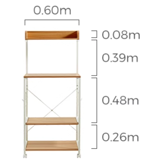 Cookly可移動多功能廚房置物架/落地架