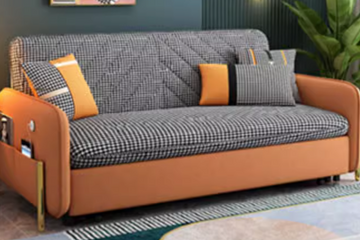 Buy houndstooth LF054 Tahka 兩用沙發床可折疊1.5米帶儲物