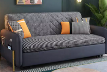 Buy dark-gray LF054 Tahka 兩用沙發床可折疊1.5米帶儲物