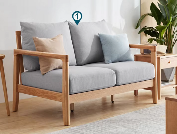 Koto 實木科技布沙發