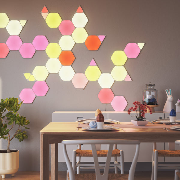 Nanoleaf Shapes Hexagons智能拼裝照明燈Smarter Kit （9個六角形燈板）