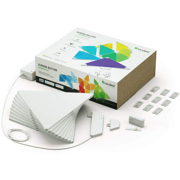 Nanoleaf Shapes Triangle 智能拼裝照明燈 Smarter Kit (最新一代 9個三角形燈板 Panels)