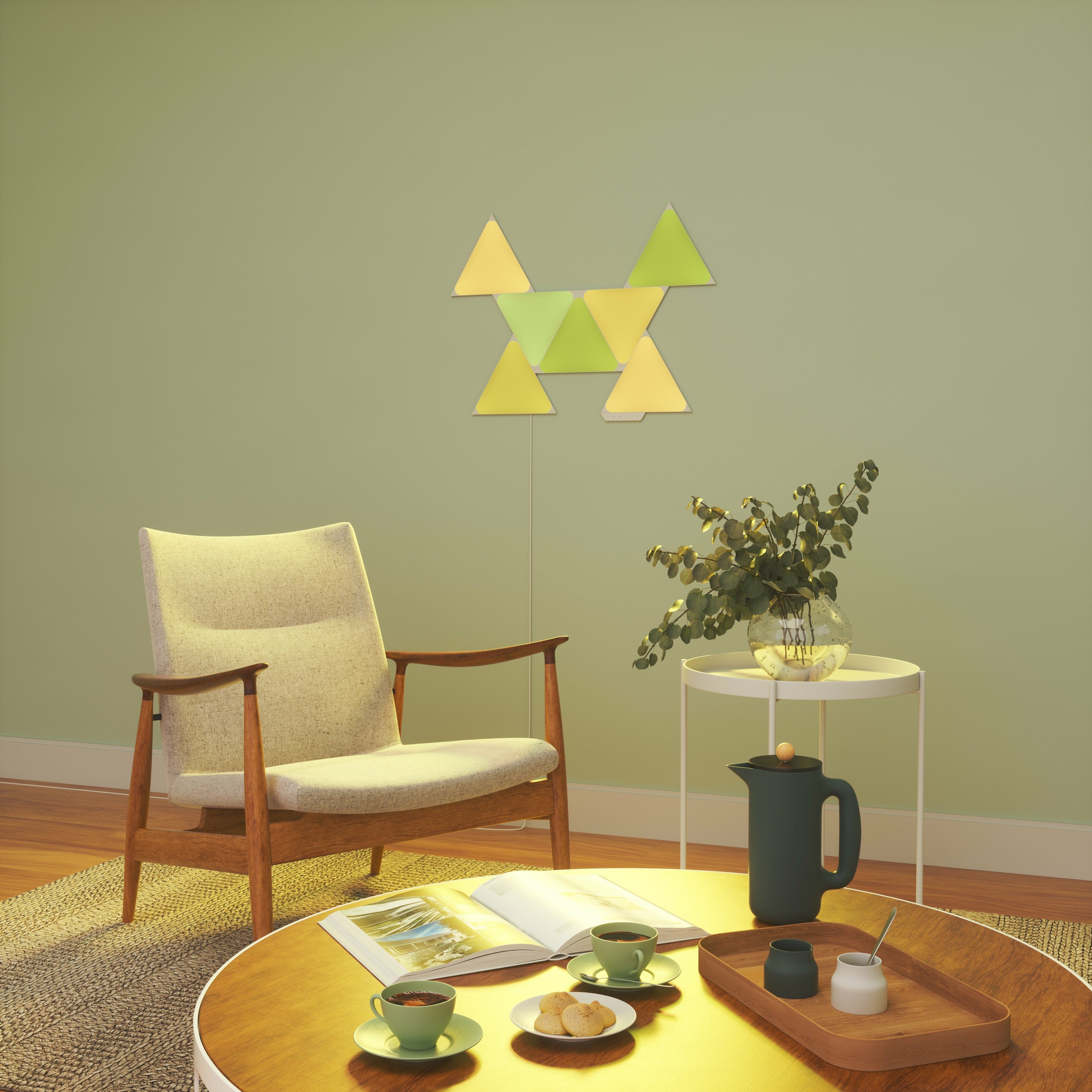 Nanoleaf Shapes Triangle 智能拼裝照明燈 Smarter Kit (最新一代 9個三角形燈板 Panels)