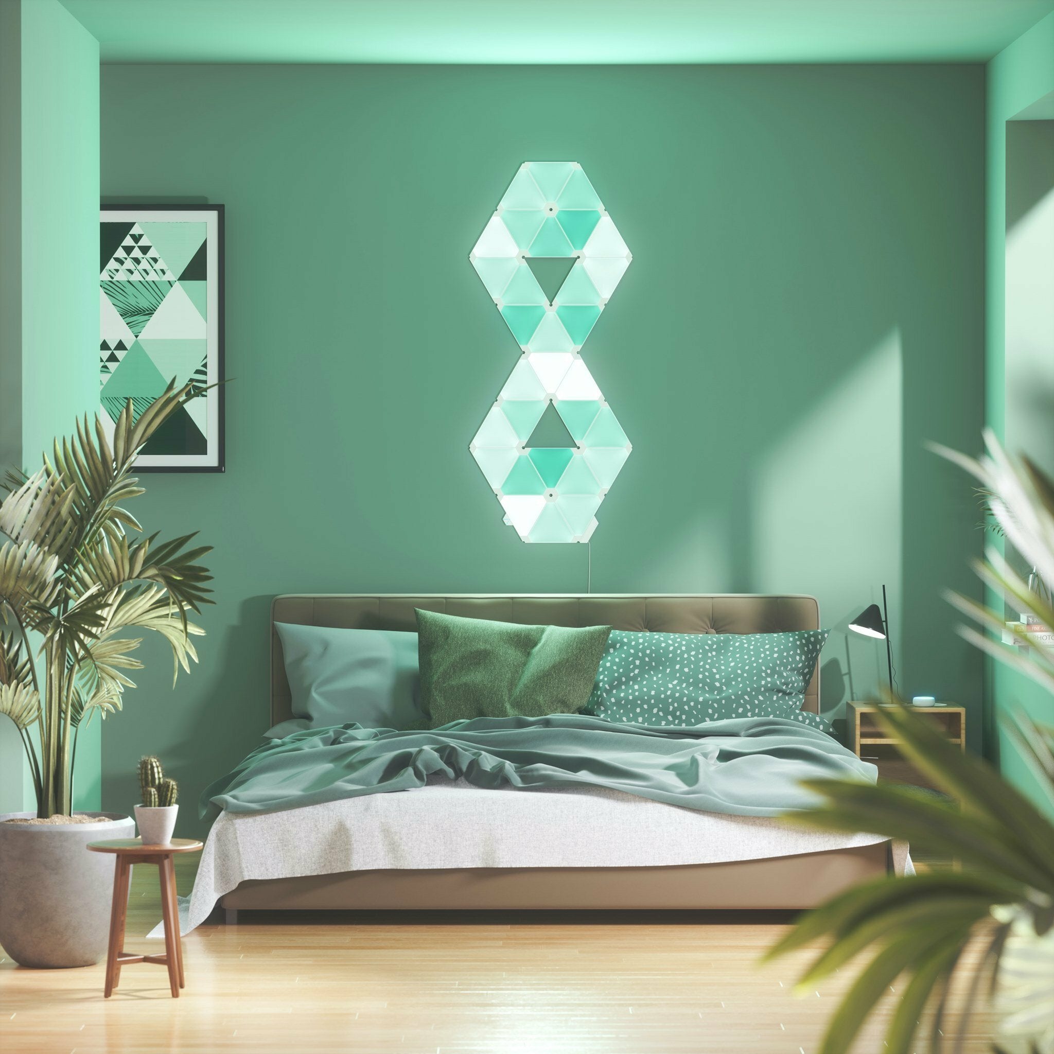 Nanoleaf Shapes Triangle 智能拼裝照明燈 Smarter Kit (最新一代 9個三角形燈板 Panels)