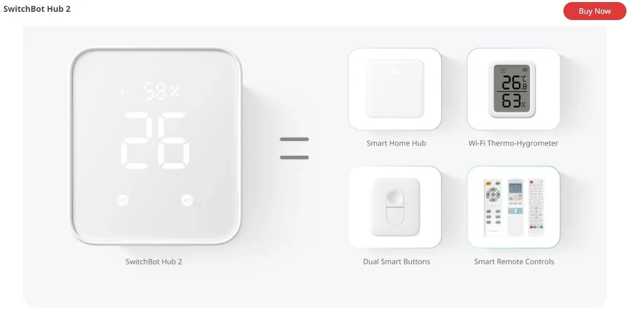 SwitchBot Hub 2 智能管家