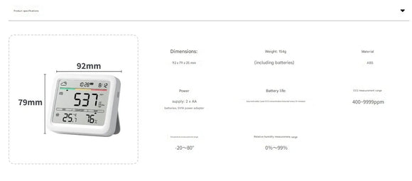SwitchBot Meter Pro (CO2 Monitor) 智能温濕度計 PRO (CO2感測)