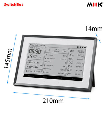 SwitchBot E-INK 資訊看板（資訊站 - 集中顯示天氣、溫度、濕度、空氣品質、日曆及待辦事項） - 0