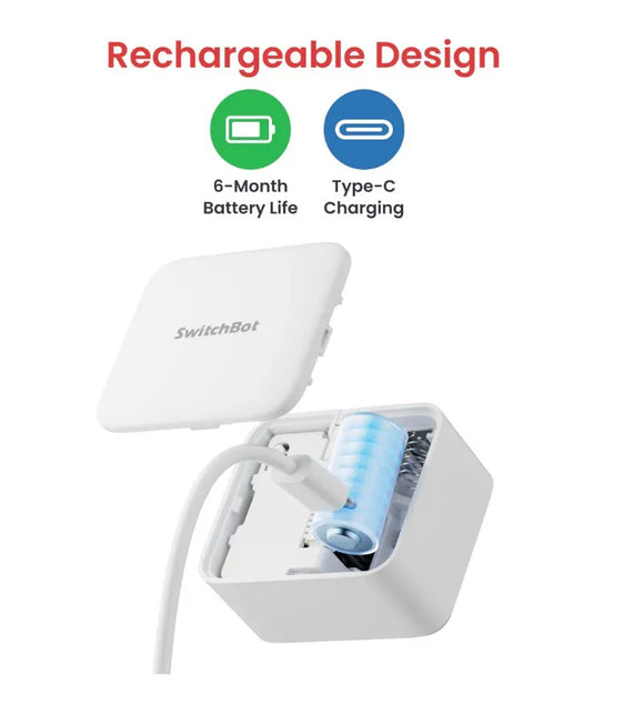 SwitchBot 智能開關套餐：智能開關制 (充電版) + 存在感應器