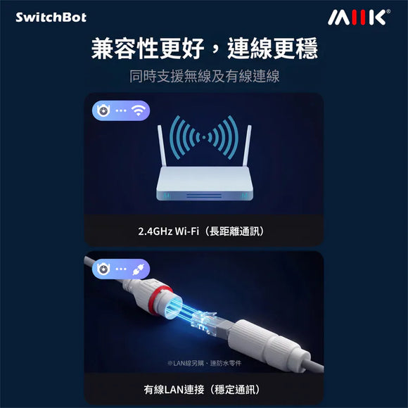 SwitchBot 3K 戶外智能鏡頭旋轉攝影機 - WIFI Outdoor Pan/Tilt IP Cam 3K