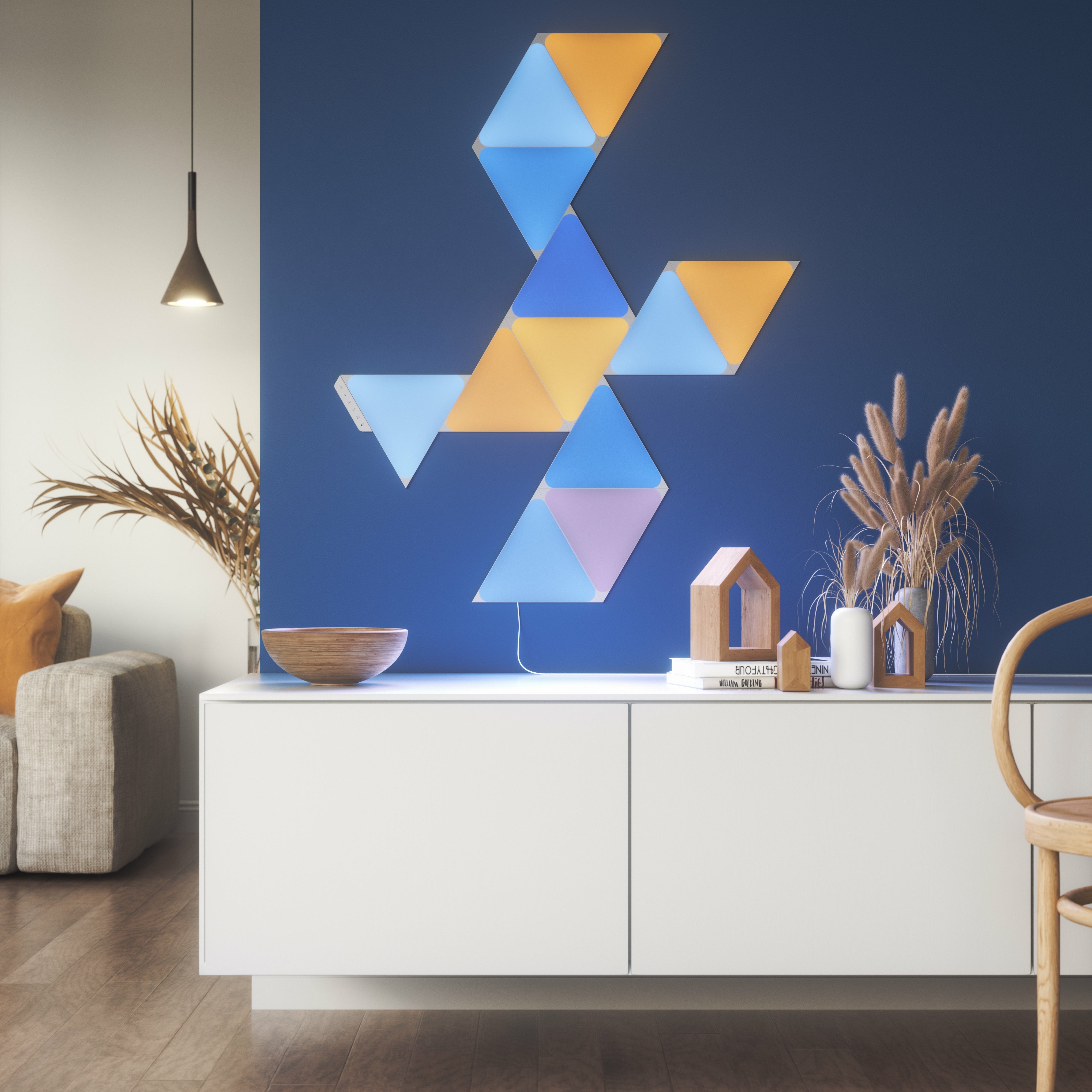 Nanoleaf Shapes Triangle 智能拼裝照明燈 Smarter Kit (最新一代 9個三角形燈板 Panels)