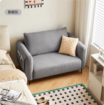 Buy gray-dawn LF065 Valko Scandinavian Minimalist Fabric Sofa