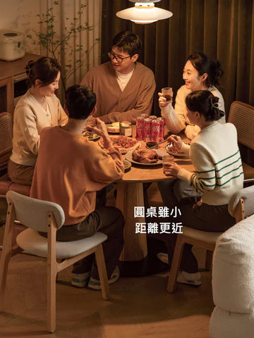 YA005 Ruoka 白蠟木圓桌家用飯桌