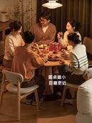 YA005 Ruoka 白蠟木圓桌家用飯桌-27