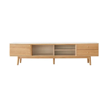 YE008 Cassettone Solid Wood TV Storage Cabinet - 0