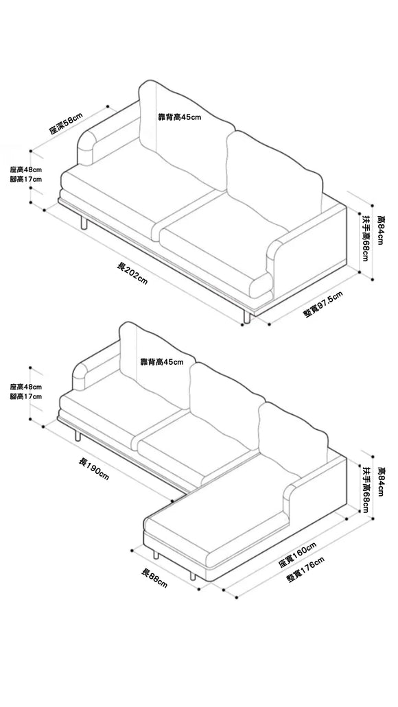 YF010 Pizzo 時尚布藝梳化