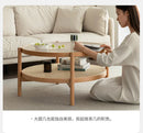 YH001 Tavoli 實木圓形茶几組合-4
