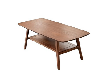 YH002 Sotto Solid Wood Double Layer Coffee Table