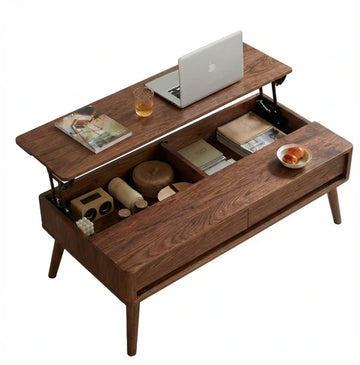 YH003 Tripo Solid Wood Lift-Top Coffee Table