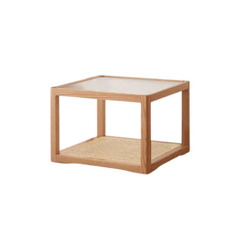 YH010 Ripia Nordic Solid Wood Coffee Table Set - 0