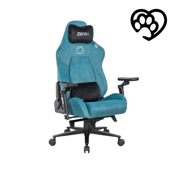 Zenox Jupiter Mk-2 Gaming Chair (Davis Fabric / Peacock Green)