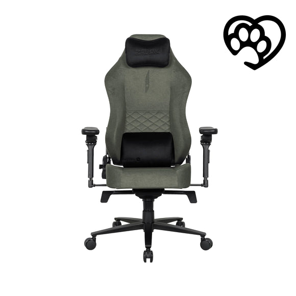 Zenox Ghost Mk-II Gaming Chair (Davis Fabric / Lizard Green)