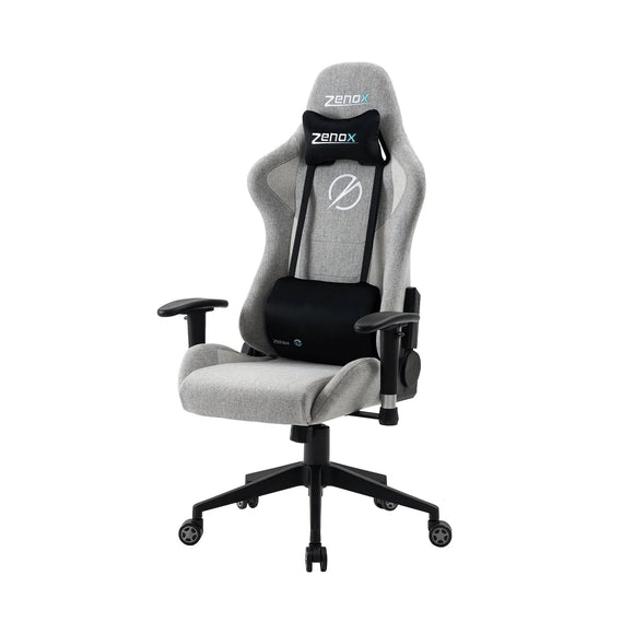 Zenox Mercury Mk-II Gaming Chair (Davis Fabric / Koala Grey)