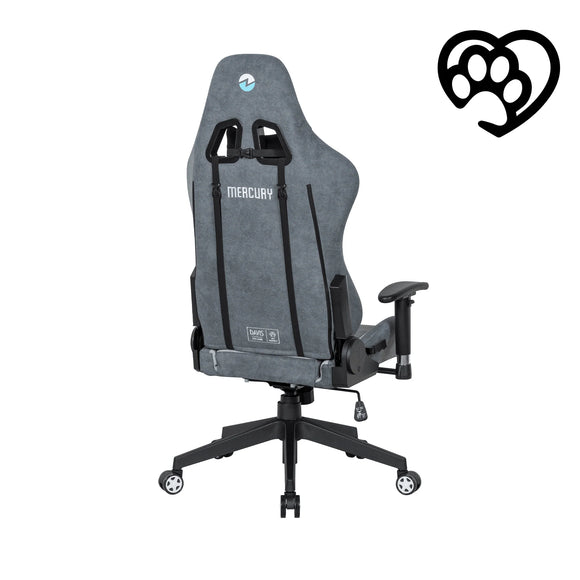 Zenox Mercury Mk-II Gaming Chair (Davis Fabric / Koala Grey)