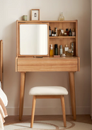 Shine 揭鏡橡膠實木梳妝枱-2