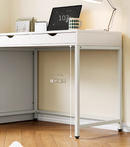 Dynamo 白色家用雙抽屜書桌-3