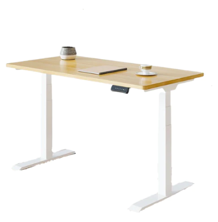 PRO V STANDING DESK-White_Black (E7-03B)