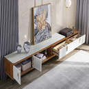 Tessuto 胡桃木色伸縮電視櫃 TV Cabinet-1