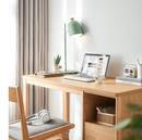 Empower 原木色紅橡木抽屜書桌-5