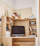 Kuru 家用簡約一體轉角桌子-9