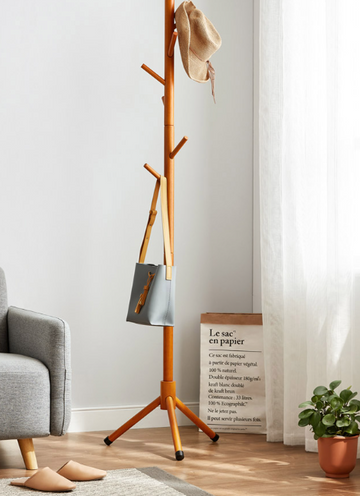 Buy honey-blonde LQ001 Mukav Simple Freestanding Garment Rack
