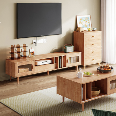 Cassetto 原木色茶几電視櫃組合 TV Cabinet