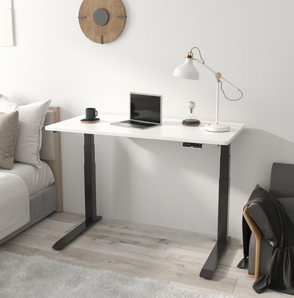 PRO V STANDING DESK-Oak_White (E7-01W)