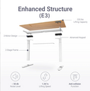 V Standing Desk - White_Black (EC3-02B)-6
