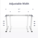 V Standing Desk - Black (EC3-03B)-8